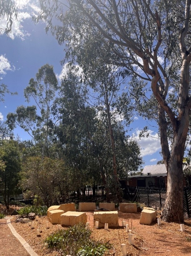 Outdoor cultural learning area at Erindale College