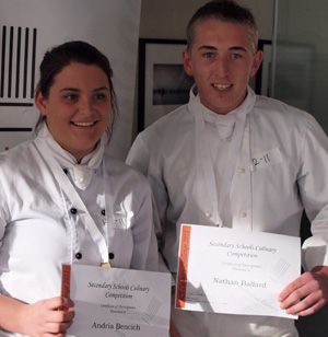 Hospitality: Andria Bencich and Nathan Ballard